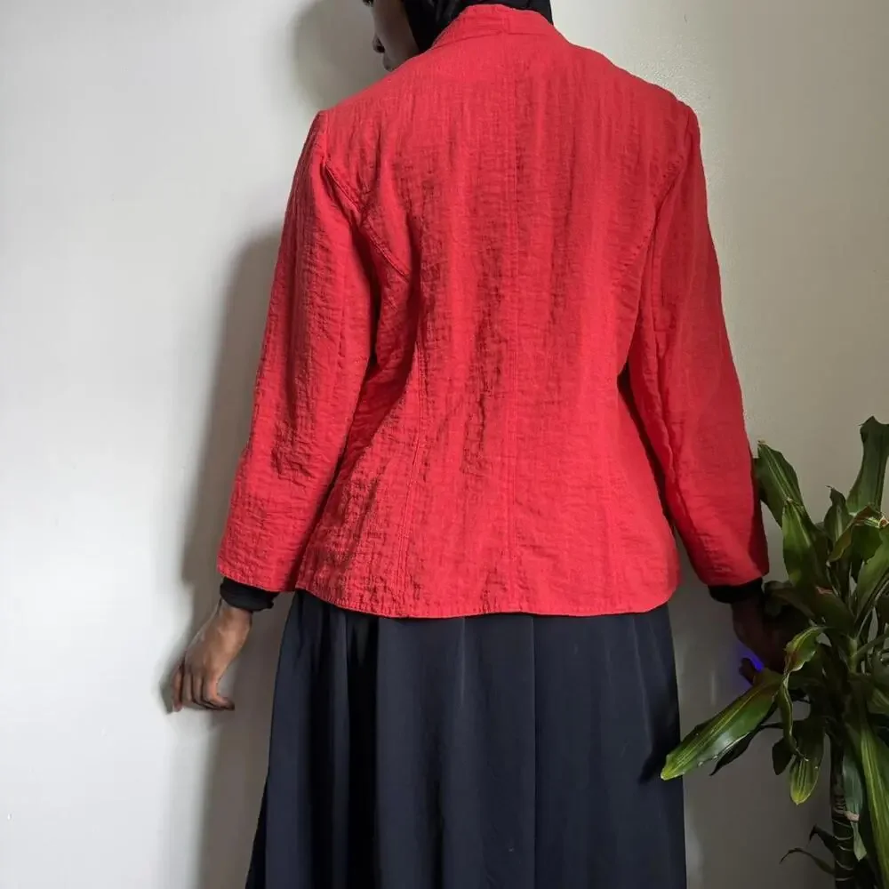 Vintage Red lightweight‎ cardigan size 2